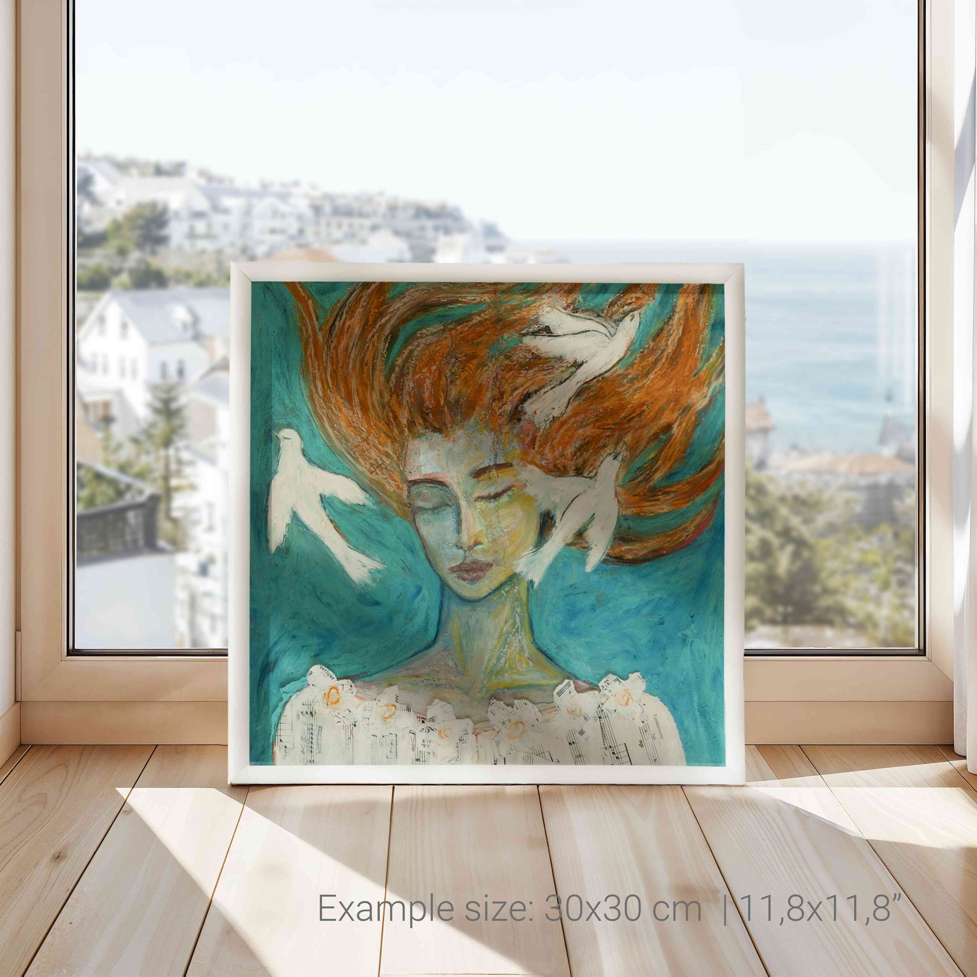 fine art print Traeumerin II sea view