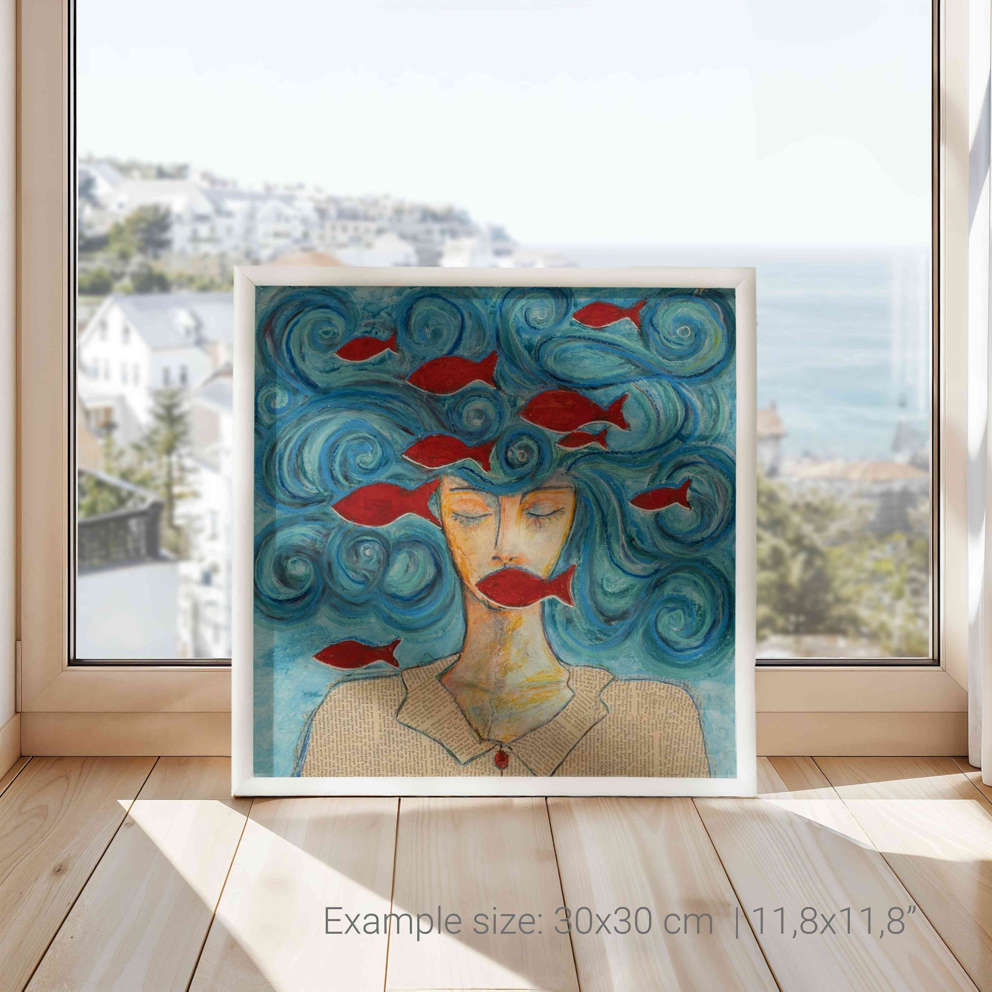 fine art print Traeumerin I sea view