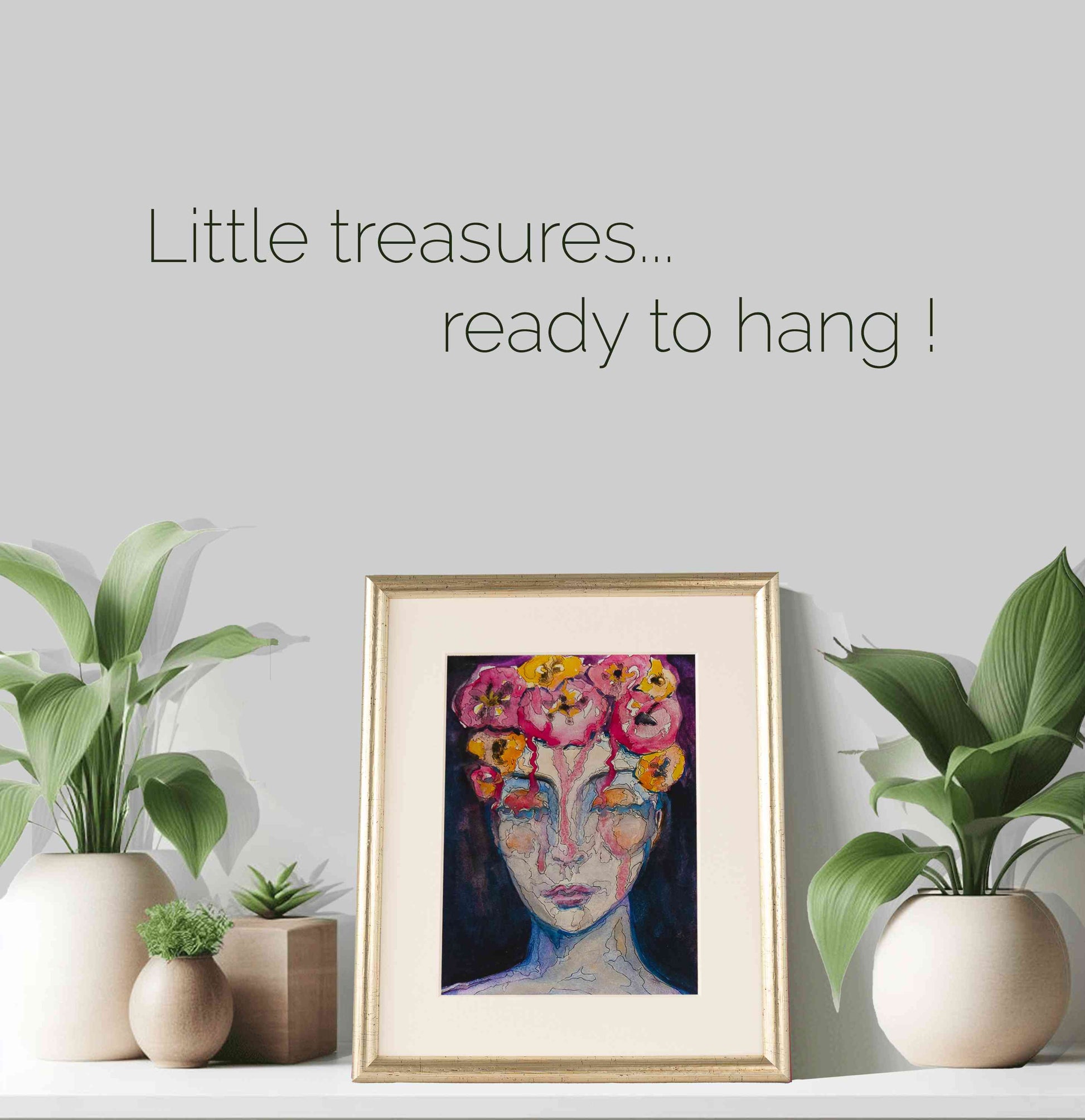 fine art print lagrimase arcoiris little treasures