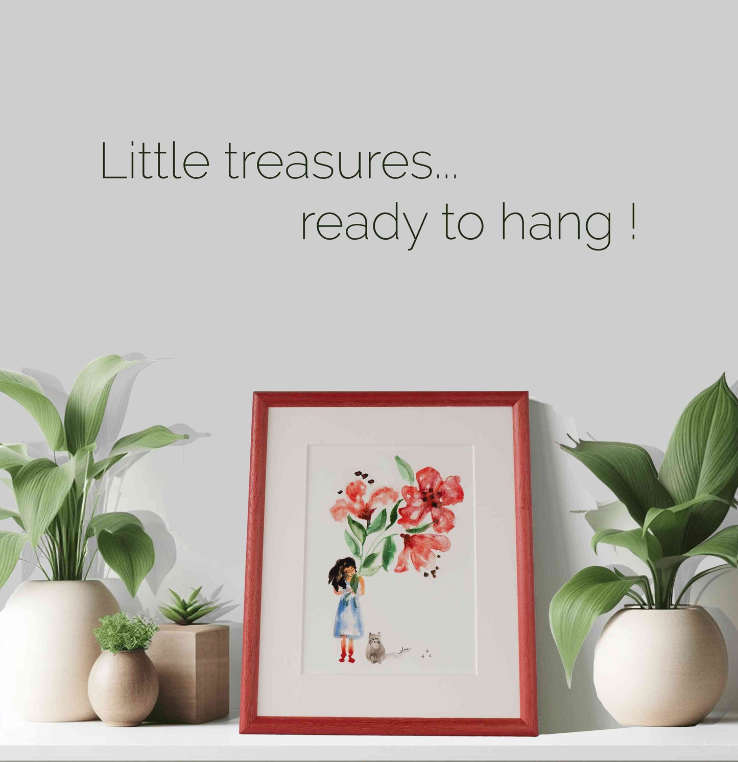 fine art print petite soeur little treasures