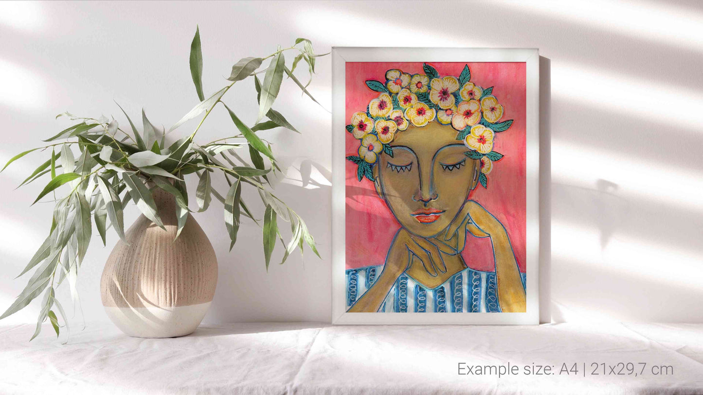 fine art print printemps A4